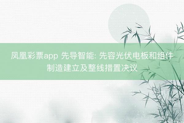 凤凰彩票app 先导智能: 先容光伏电板和组件制造建立及整线措置决议