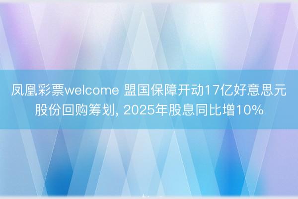 凤凰彩票welcome 盟国保障开动17亿好意思元股份回购筹划， 2025年股息同比增10%